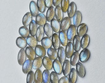 Labradorite Oval shape Gemstone Cabochon for making beautiful jewelry Natural Blue Flashy Labradorite Cabs Loose Gemstone best Quality gems