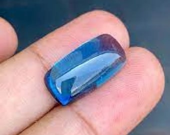 Natural London Blue Topaz Octagon 3x5mm To 10x14mm Cabochon-Loose topaz AAA High Quality Gemstone,London Blue Colour GemstonePrice per piece