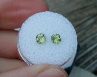 Grade Natural Peridot Round Shape Faceted Cut Calibrated Wholesale Gemstones, All Sizes Available Gemstone For Jewelry Making, Gemstone Lot