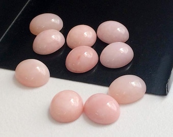 Natural Pink Opal Oval shape Gemstone, Cabochon for making beautiful jewelry, Pink Opal Handmade Loose Gemstone, best High Quality gemstone