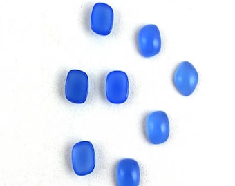 Natural Blue Chalcedony Cabochon Flat back Calibrated Cushion Semi Precious Loose Gemstone, Wholesale Good Quality, jewelry making Gemstone