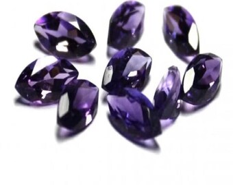 Natural Purple Amethyst Marquise Faceted Cut 3X6MM-8X16MM Loose Gemstone 3X6MM,4X8MM,5X10MM,6X12MM,7X14MM,8X16MM Calibrated Loose Gemstone