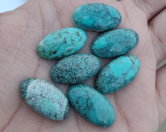 Tibetan Turquoise Big Oval Shape Gemstone,Cabochon for making beautiful jewelry,Natural Tibetan Turquoise Loose Gemstone,All Sizes Available
