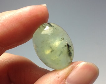 Natural Prehnite Cabochon, Wholesale Prehnite Gemstone,3X5mm To 12x16mm, Calibrated Oval Gemstone,Flat Back Wholesale Lot Gemstone Jewellery