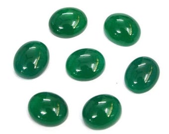 Green Onyx Oval shape Gemstone, Cabochon for making beautiful jewelry, Natural Green Onyx Cabs Handmade Loose Gemstone,best Quality gemstone