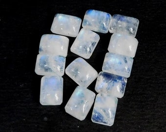 100% Natural Moonstone Cabochon Wholesale Lot,Moonstone Octagon Shape Gemstone,Amazing Moonstone Loose Gemstone Size 12X16mm For Jewelry Use