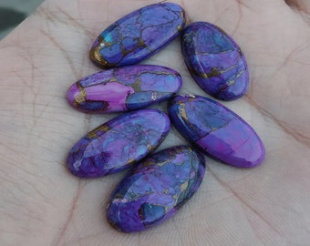 Blue Copper Turquoise Oval Big Oval Shape Gemstone, Cabochon for making beautiful jewelry, Natural Blue Copper Turquoise Loose Gemstone