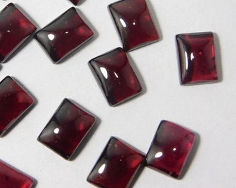 Heyderabadi Garnet,Natural Octagon shape,Flat back Cabochon, Calibrated Garnet oval gemstone,sizes from 3x5mm to 12x16mm gemstones,Jewellery