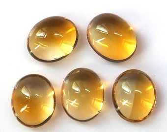 Citrine Oval shape Gemstone, Cabochon for making beautiful jewelry, Natural Citrine Cabs Handmade Loose Gemstone, best Quality gemstone