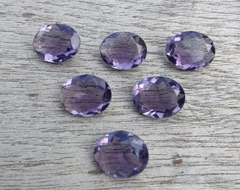 Natural Unique Purple Amethyst Oval Faceted Cut 3X5M To 12X16MM, Loose Gemstone,for jewellery Making Gemstone, Calibrated Size Gemstone