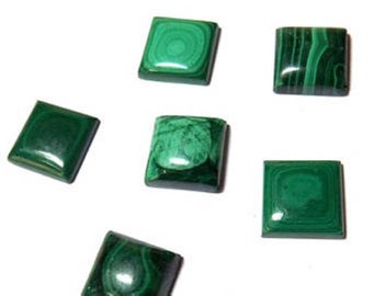 Malachite Rectangle shape Gemstone, Cabochon for making beautiful jewelry, Natural Malachite Handmade Loose Gemstone, best Quality gemstone