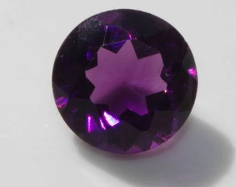 100% Natural Purple Amethyst 10mm Round Cut Gemstone Lot, Purple Colour Loose Gemstone Jewelry Making, Natural Amethyst Faceted Cut Gemstone