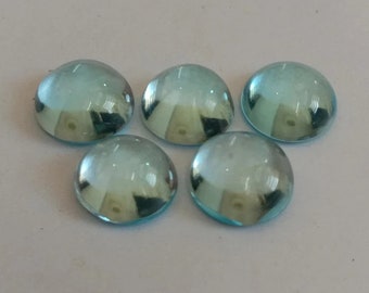 AAA Quality Sky Blue Topaz Round Cabochon Gemstone, Round 3mm To 10mm Cabochon, Loose Stone, Loose Cabochon, Swiss Blue Topaz, Cabochon 10mm