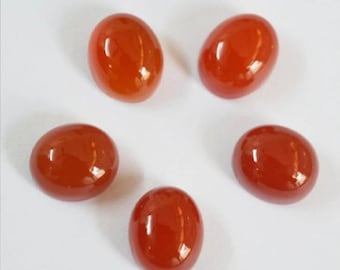 Red Onyx Oval shape Gemstone, Cabochon for making beautiful jewelry, Natural Red Onyx Cabs Handmade Loose Gemstone, best Quality gemstone