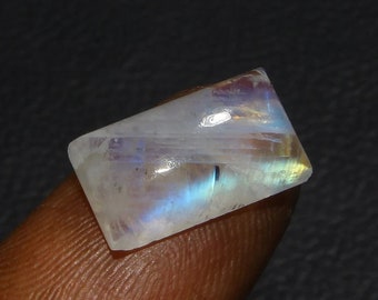 Natural Moonstone Cabochon Wholesale Lot,Moonstone Octagon Shape Gemstone,Amazing Quality Moonstone Loose Gemstone Size 7X9MM For JewelryUse