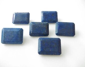 Natural Lapis Lazuli Octagon Faceted Cut,Lapis Lazuli ,Calibrated Size Loose Gemstone,Size Available 3x5 MM to 12x16 MM,jewelry Making Stone