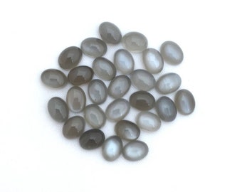 Natural Gary Moonstone, Gary Moonstone Oval Cabochon, Gary Moonstone Back Flat Gemstones,Sizes 3x5MM To 12x16MM Gemstone,lot for jewellery