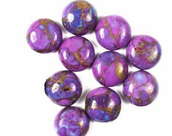 Round Natural Purple Copper Turquoise, Amazing Purple Copper Turquoise Cabochon, Calibrated Gemtsone,Loose Jewelry Gemstone Size 3mm -15mm