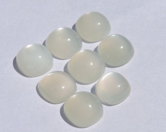 AAA Natural White Moonstone Cushion Cabochon Size 3X3MM To 15X15MM White Moonstone Cabochon Loose Gemstone Wholesale lots for jewellery