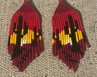 Kolczyki Kaktusy - Kolczyki Koraliki Nasiona
