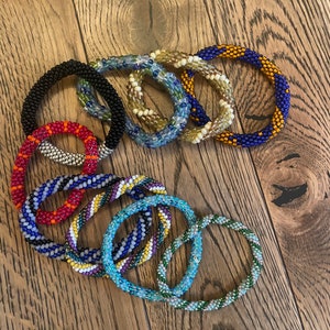 Beaded Crochet Bracelets