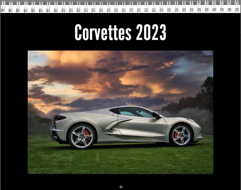 2023 Corvette Wall Calendar 8.5x11 - Etsy