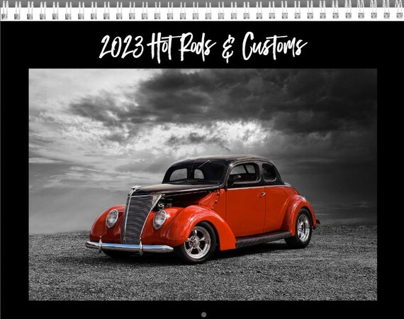 2023 Hot Rod Calendar start at ANY Month - Etsy