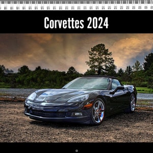 2024 Chevrolet Corvette Wall Calendar 8.5"x11" - Start any month!