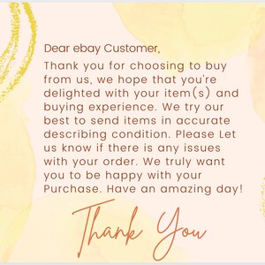 Detailed Ebay Thank You Note Design in HD Detailed Ebay Thank You Note Design in HD