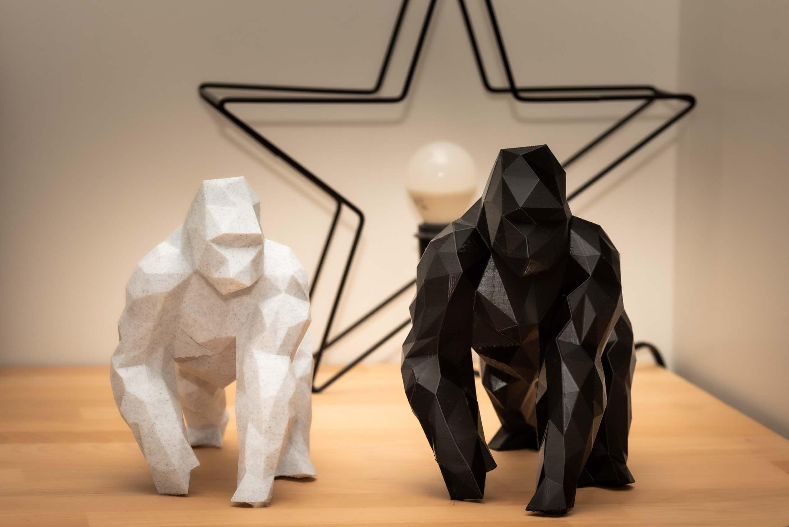 statue Gorille Origami