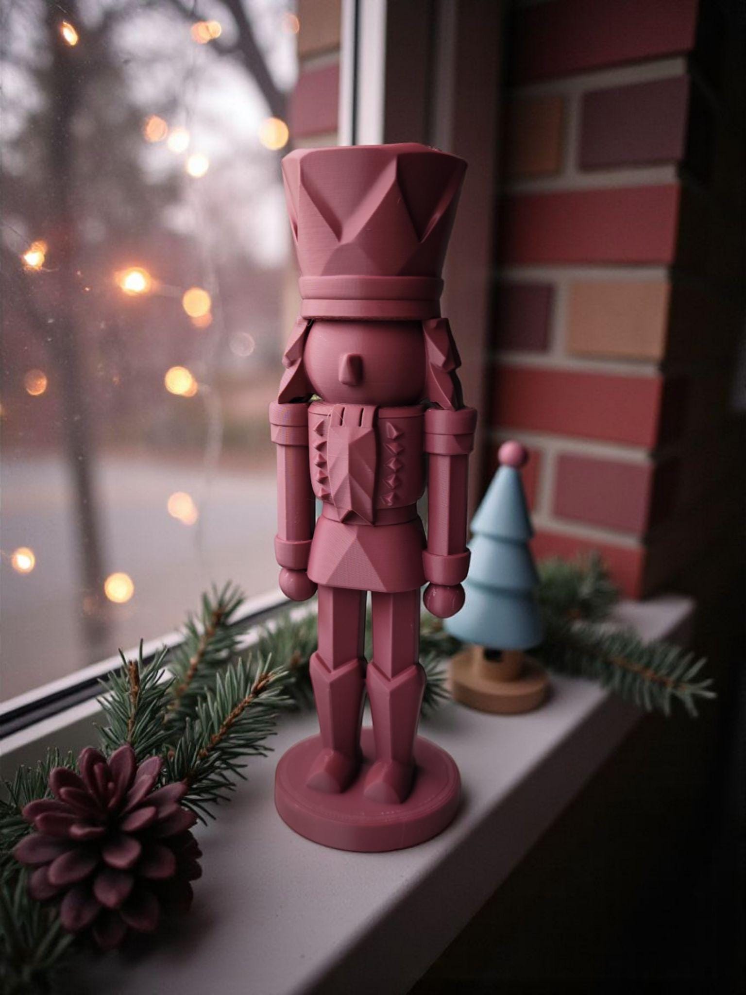 Grand Casse-Noisette Vintage Bois - 46 Cm - Décoration Noël - Fabrication Allemagne 1985