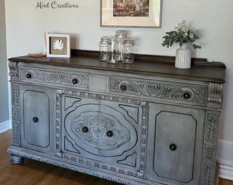 Refinished Antique Sideboard