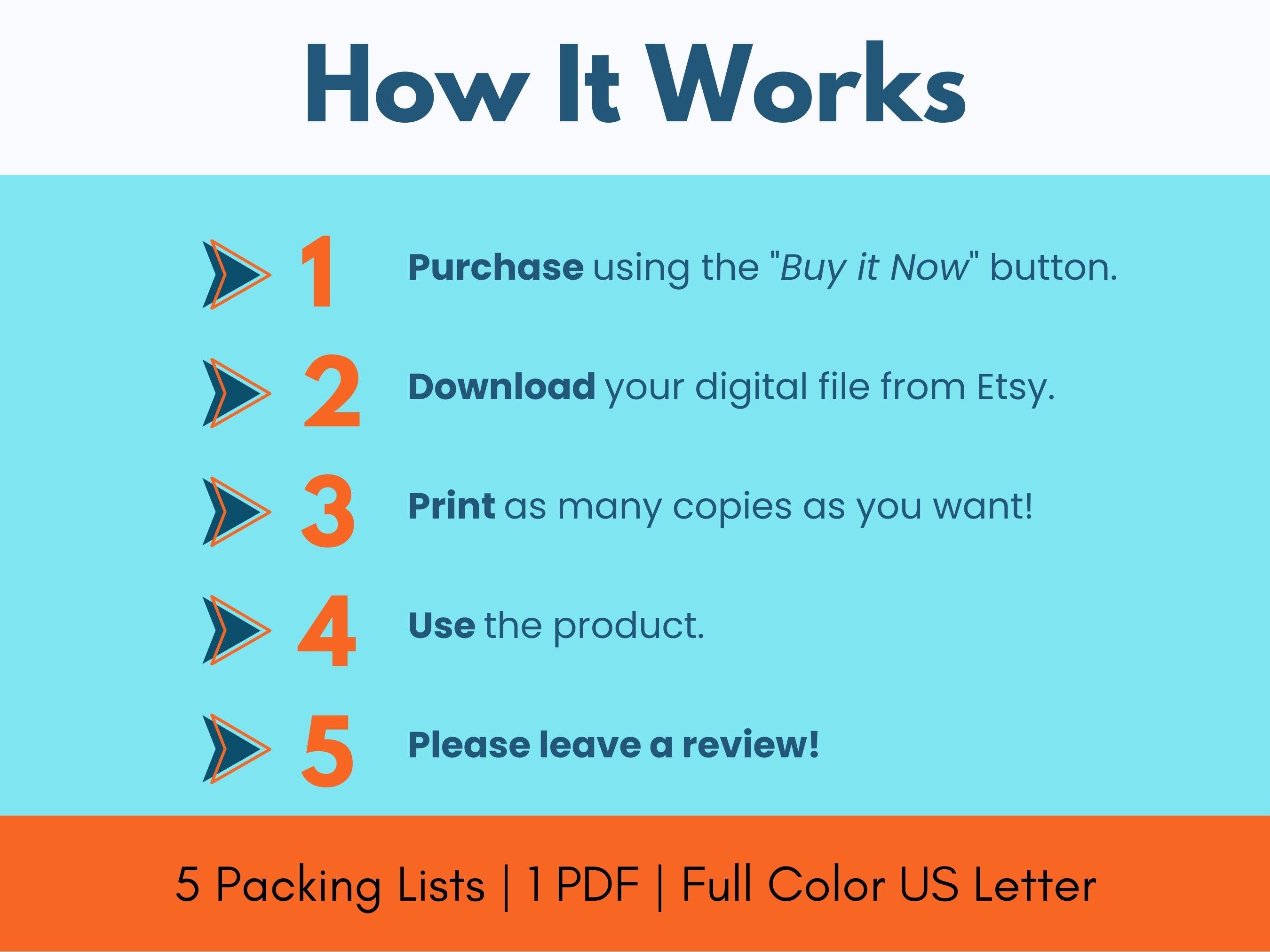 Packing Letters Ultimate Travel Packing List Printables, Includes Hiking, Camping ...