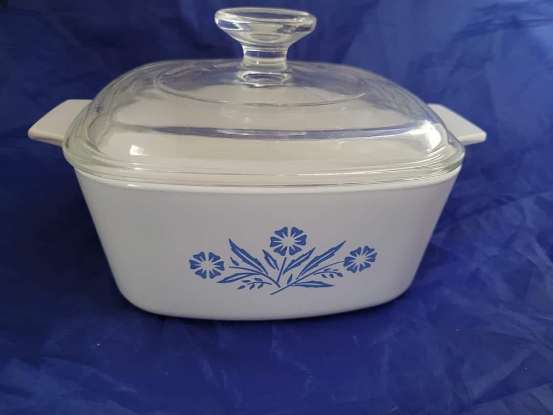 1 1/2 Quart Corning Ware A1 1/2B Vintage Blue Cornflower Etsy