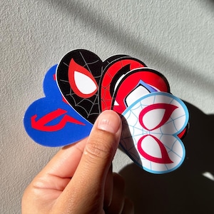 Spidey Stickers, into the spider verse stickers, spider man stickers, Miguel O’Hara stickers,