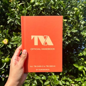 TVA official Handbook Hardcover Matte Journal l TVA notebook l TVA journal