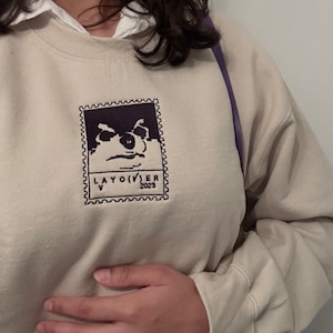 Layover V Unisex Sweatshirt l kpop embroidered sweatshirt l kpop sweatshirt | Kim yeotan | Yeotan sweatshirt