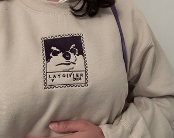 Layover V Unisex Sweatshirt l kpop besticktes Sweatshirt l kpop Sweatshirt | Kim yeotan | Yeotan-Sweatshirt