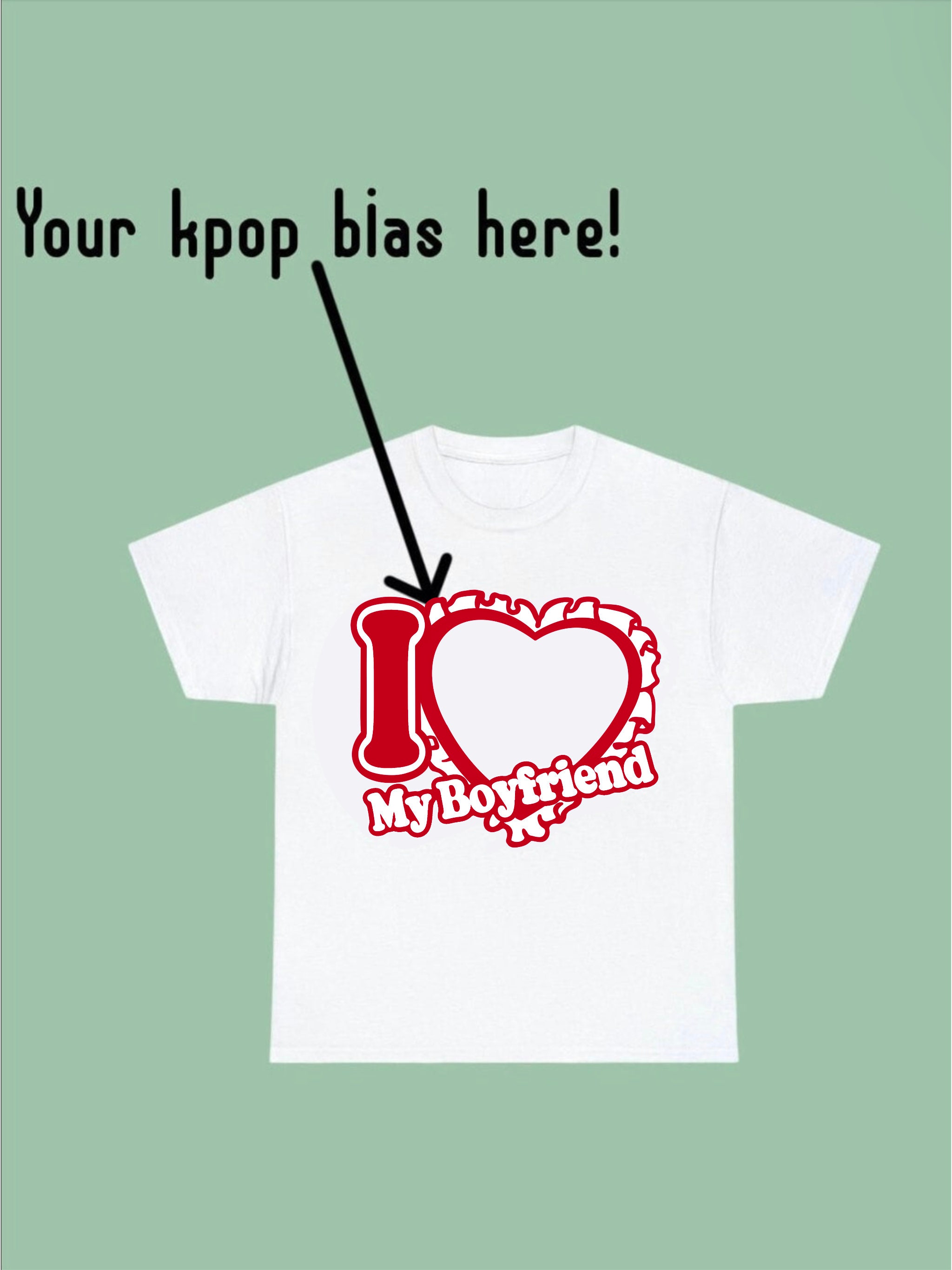 Custom Kpop I Love My Bf Tshirt - Etsy