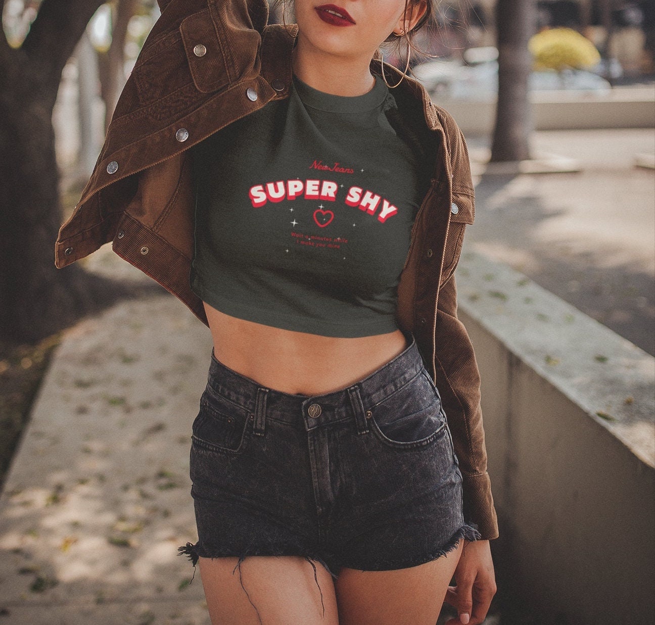 Newjeans Super Shy Crop Top - Etsy