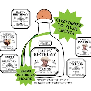 Patron Labels For Groomsmen And Best Man Proposal | Will You Be My Groomsman Tequila Labels