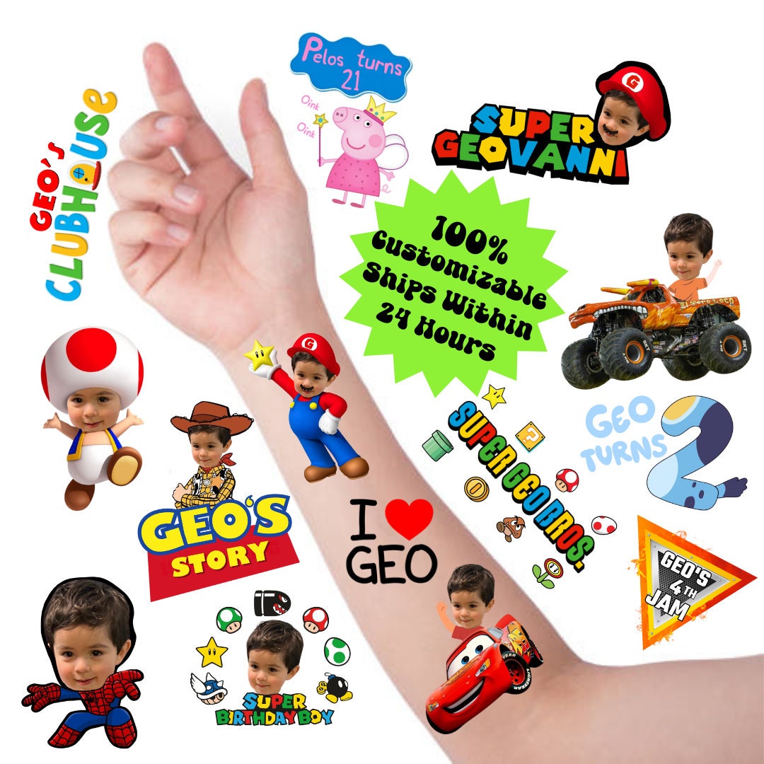 93 Glitzer-Tattoos Für Kinder – Weihnachtsmotive Zum Aufkleben, Wasserfest & Kinderfreundlich