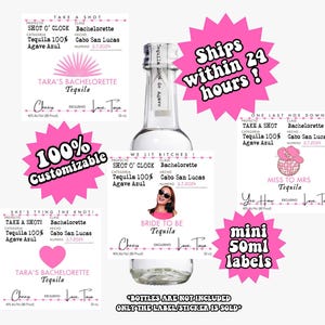Mini Party Favors Casamigos Labels Final Fiesta Bachelorette Favors 50ml Mini Shot Labels Tequila Customized Label For Bachelorette Party
