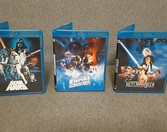 Star Wars Original-Kinotrilogie Blu-Ray DESPEZIALISIERT Bluray + DOKUMENTARFILM DESPEZIALISIERT