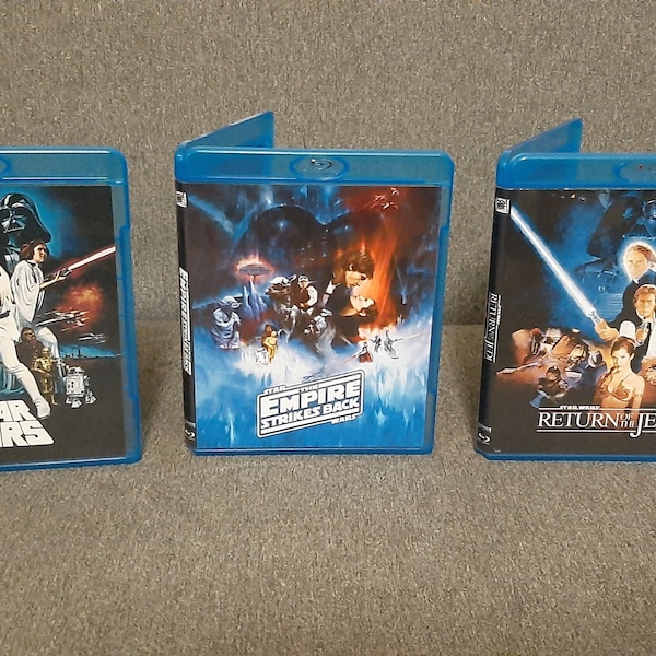 Star Wars Original-Kinotrilogie Blu-Ray DESPEZIALISIERT Bluray + DOKUMENTARFILM DESPEZIALISIERT