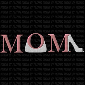 Mom Png Shoes Purse Clipart SUBLIMATION DESIGNS DOWNLOADS in Rose Gold| Silver Glitter High Heels Filepng-Mom Shirt, Mothers Day Sublimation