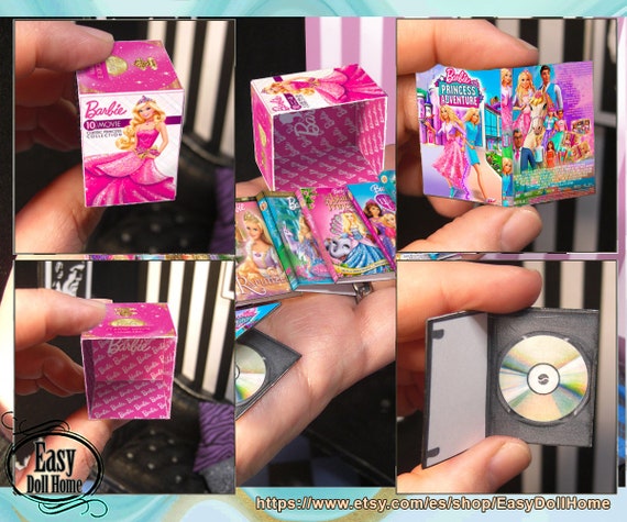 1:6 Miniature Printable Dvds, Openable or Just Covers With Box for