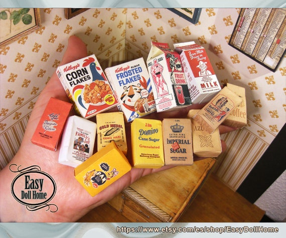 Miniature Grocery Set Miniature Grocery Set