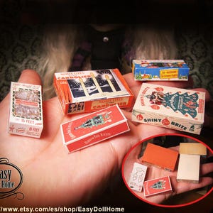 1:6 five gift and decoration Christmas boxes, copy of the original, Printable, tinsel, balls, candles and lights, DIY, for Blythe, Barbie..