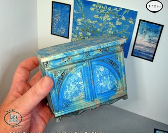 Enfilade miniature, pour maison de poupée, dioramas... à l'échelle 1:12, TÉLÉCHARGEMENT NUMÉRIQUE, DIY avec tutoriel vidéo